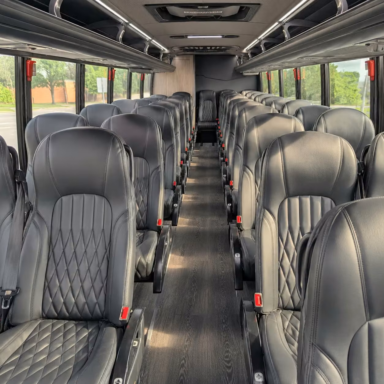 35 passenger minibus inside